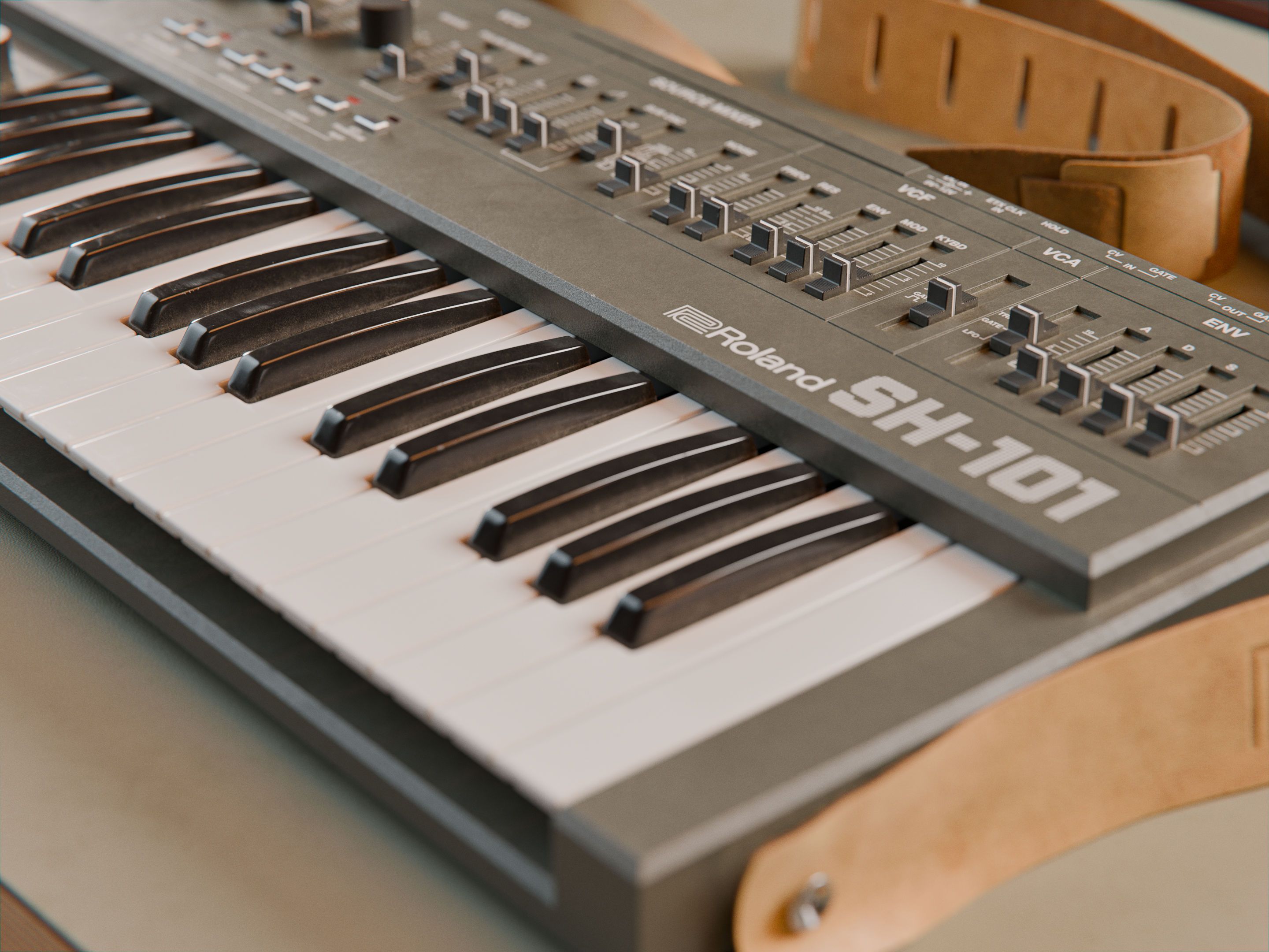 Roland SH-101 close-up